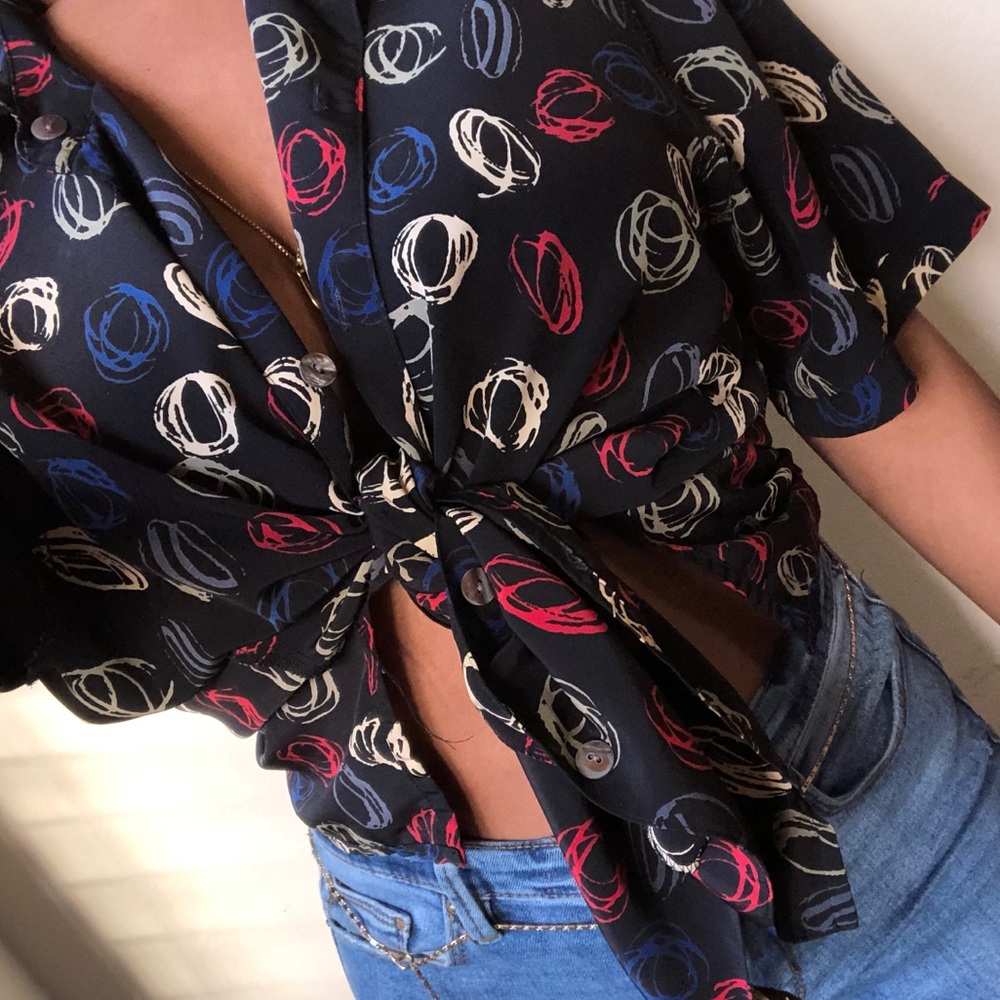 Vintage Notations scribble top.